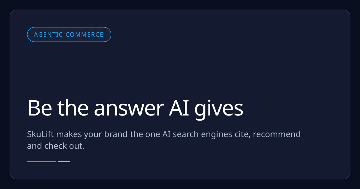 Article hero — Be the answer AI gives
